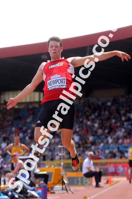 Mens long jump, Muller British Championships, Alexander Stadium, Birmingham. Photo: David T. Hewitson/Sports for All Pics